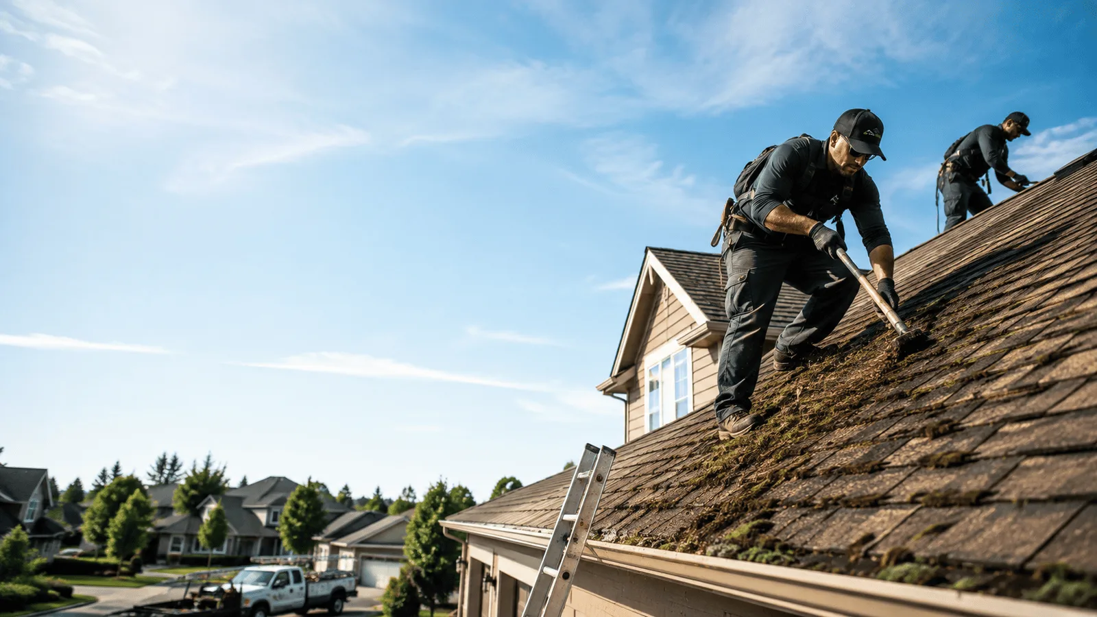 Roof Moss Removal in Cedar Glen, CA near me